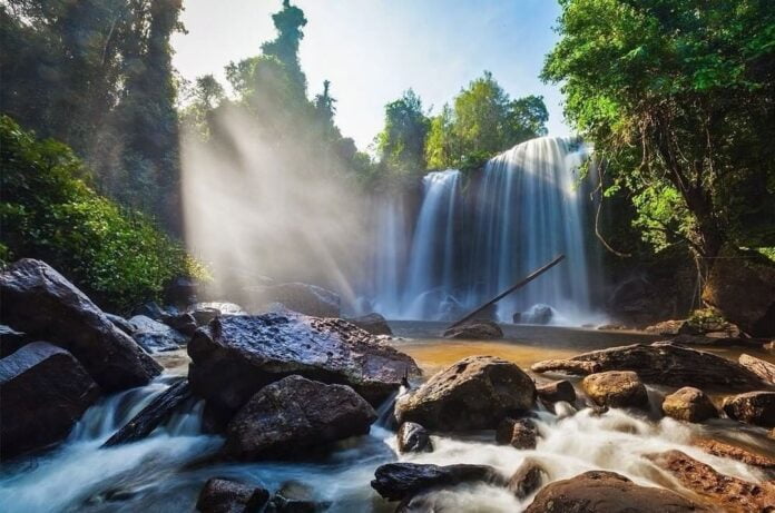 Phnom Kulen waterfall