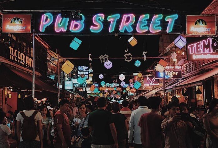 pub street, siem reap, cambodia