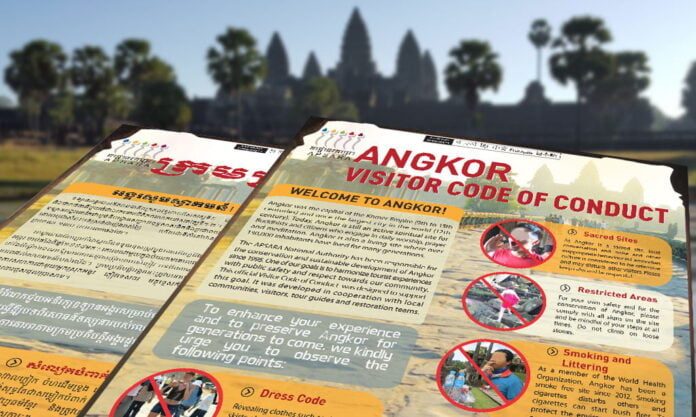 Respect the Angkor Visitor Code of Conduct