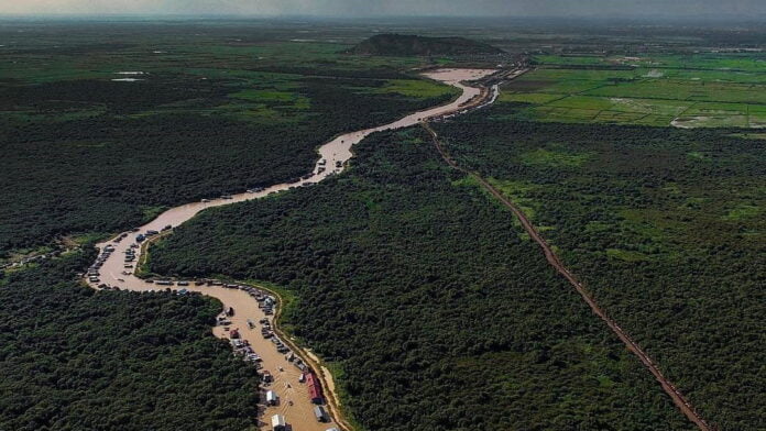 Tonle Sap River, Siem Reap, Cambodia